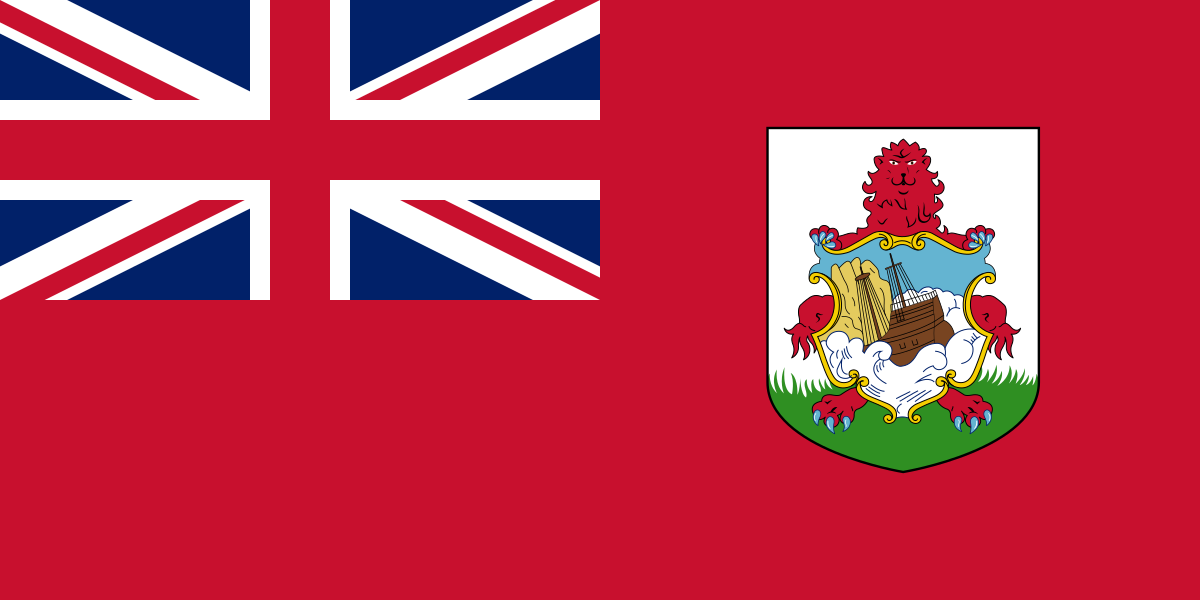 The flag of Bermuda